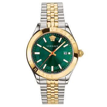 versace hellenyium men's watch|Versace hellenyium green sunray watch.